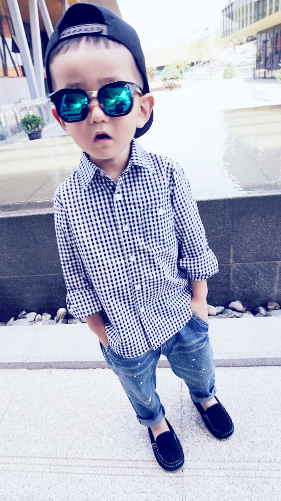 Chemise enfant à manche longue en coton - Ref 2083143 Image 22
