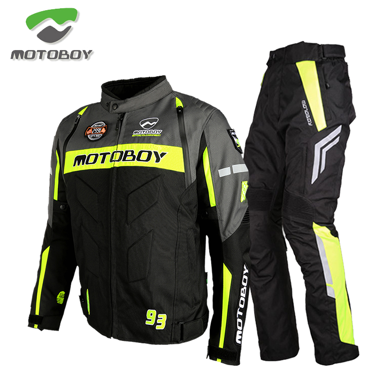MOTOBOY winter motorcycle riding suit suit men's motorcycle racing rally suit anti-fall waterproof and warm four seasons