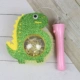 Зеленый динозавр (готовая модель)
