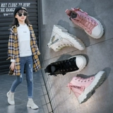 Martens, демисезонные ботинки для мальчиков, флисовые зимние короткие сапоги, 2024 года, в западном стиле