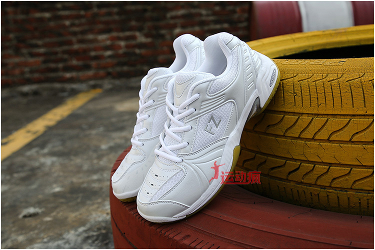 New Đan Mạch FZ FORZA cầu lông giày nam giới và phụ nữ bóng chuyền giày bóng bàn giày nhỏ màu trắng siêu nhẹ chịu mài mòn chống trượt giày thể thao nữ 2020