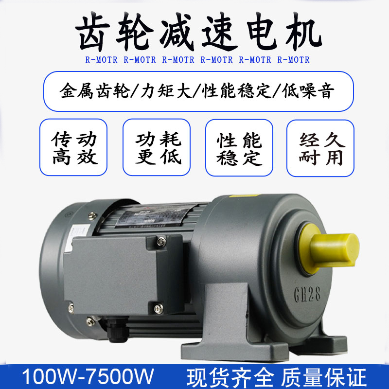 Taili 380V AC motor three-phase integrated adjustable single-phase 220V gear reduction motor motor speed controller