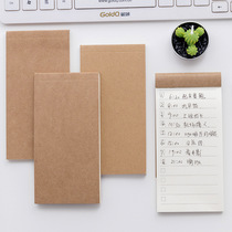 TODO plan notepad Korea creative stationery can be torn and practical to sign this kraft paper portable note little benson
