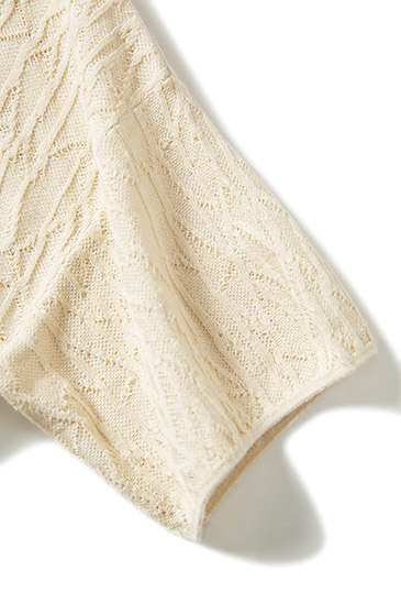 Jasmine thanh lịch thanh lịch đi lại linen + lụa mùa hè mỏng đan top MLETZ251 áo khoác mỏng nữ