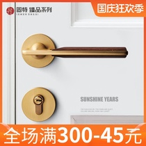 Gute products Series door lock modern simple household wooden door lock indoor bedroom door lock magnetic handle lock