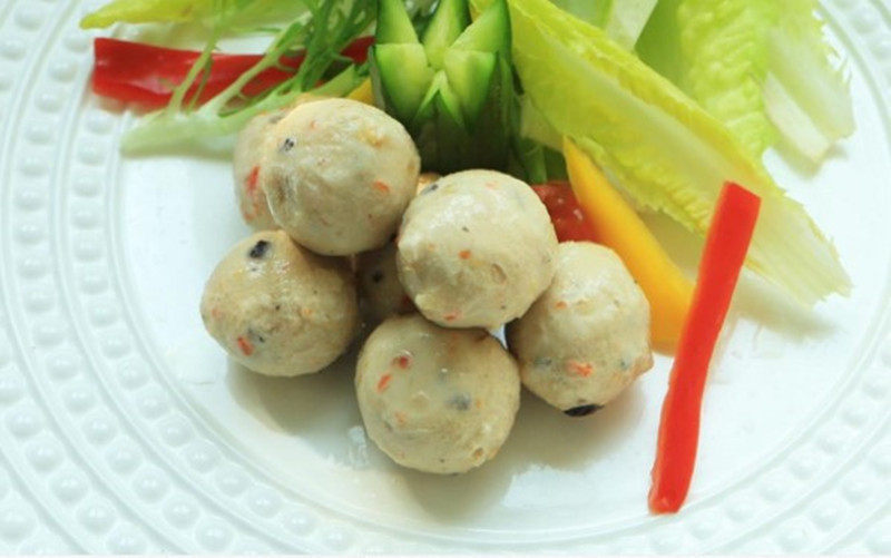 Taiwan Songzhen Vegetarian Beef eating grass Monkey head mushroom Konjac tribute balls 220g Shabu-shabu pot vegetable balls all together