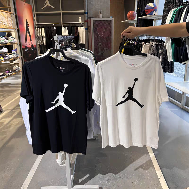 Air Jordan Jumpman Big Logo Men's Summer Comfortable Short Sleeve T-Shirt Cj0922-100-011