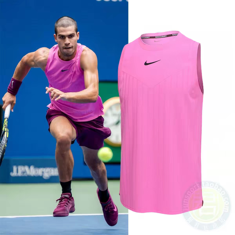 Nike Court Dfadv Slam Alcaraz Us Open Quick-Drying Sports Vest Hm6725-675 Nike Court Dfadv Slam Alcaraz Us Open Quick-Drying Sports Vest Hm6725-675