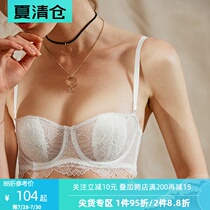 Venus blessing underwear female small chest gathered half cup strapless bandeau gathered non-slip large chest showed small bra