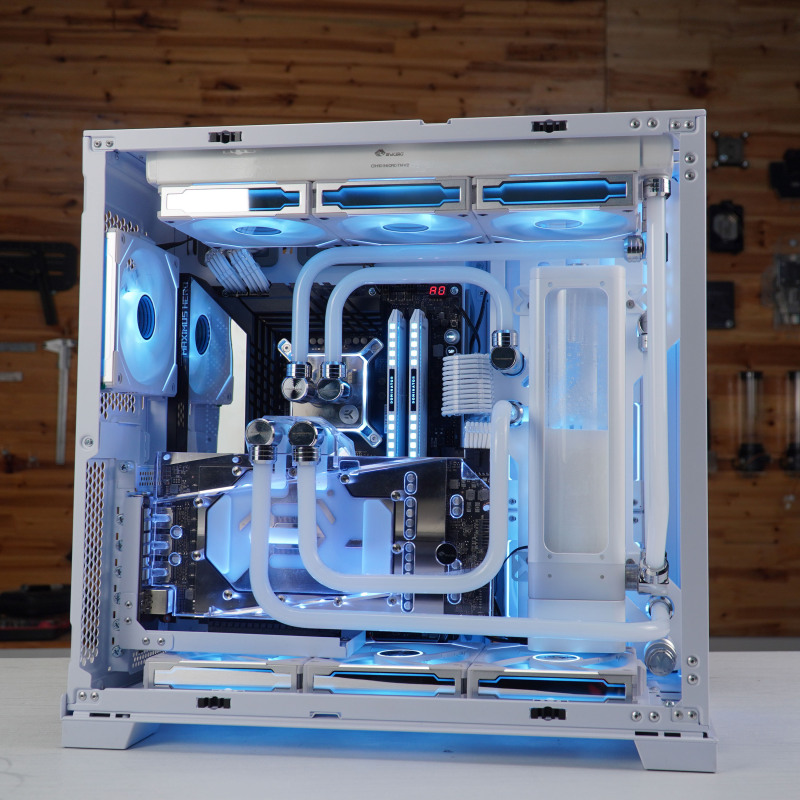 Zhuo Wen Liangpin Lianli O11D Evo Split Water-Cooled Waterway Board Solution Package Graphics Card Vertical Installation Solution