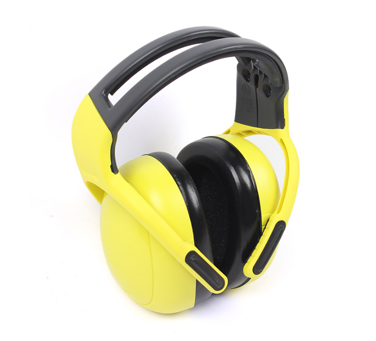 MSA Merthian 10087425 left right series in decays wearing a headphone yellow