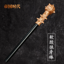 Wolf tooth stick 45cm soft plastic children toy sword cosplay bone hammer weapon film and television props
