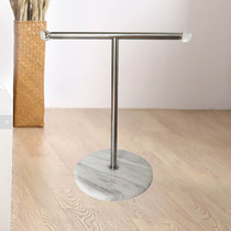 Natural marble jewelry storage rack display rack necklace bracelet home jewelry rack ins style key storage rack