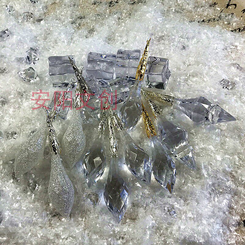 Christmas Ornament Christmas Tree Pendant Wedding Wedding Window Scene Arrangement Acrylic Pendant Ice Pendant