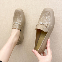 2022 new coarse and minimalist sandals women Summer Korean version Mom 100 hitch anti-slip fashion Ins outside wearing single shoes