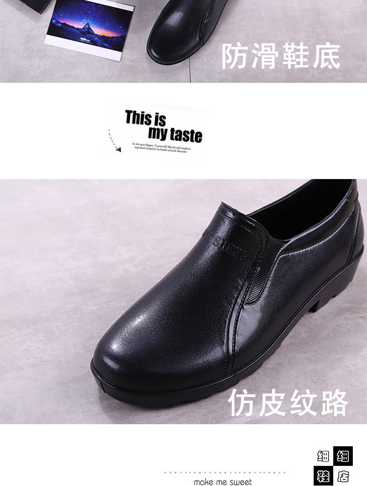 Non-slip boots mưa khởi động cao su không thấm nước giày đặt giày giày nước đầu bếp nhà bếp đặc biệt làm việc của nam giới giày mặc giúp đỡ thấp mùa hè giày sandal nam chống nước