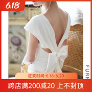 Hua na bộ sưu tập cao cấp - nhập khẩu satin cổ điển backless đuôi cá kéo chiếc váy cưới ngoài trời cỏ váy cưới ánh sáng