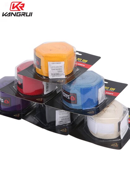 Kangrui Boxing Bandages, Sports Boxing and Sanda Hand Wraps, Muay Thai Fighting Hand Guards, Fitness Hand Wraps for Men and Women