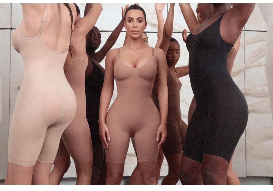 Kendall KIM with the same American skims stretch belly hip waist waist pants shaping corset panties