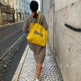 Merci Подлинная французская покупка пакеты с чистым хлопком -защитой от карманных кукол ретро -магазины сумки для покупок