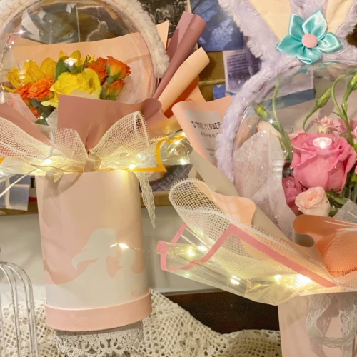 Портативная подарочная коробка на день матери с бантиком