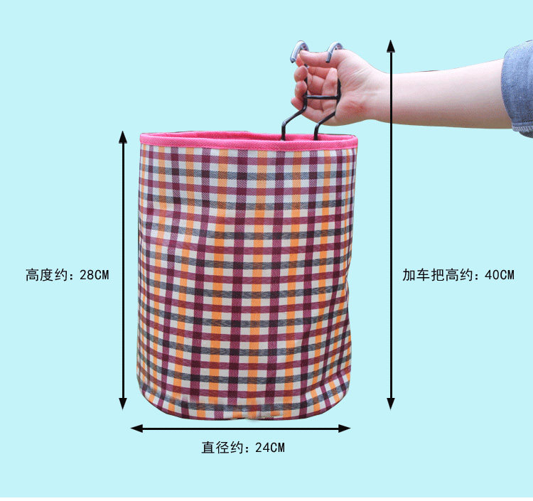 Panier pour vélo JIEYIDA en toile - Ref 2260497 Image 8