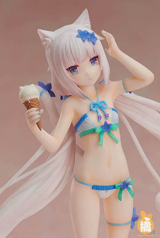 Фигурка Orange Club NEKOPARA Vanilla и Chocolate, коллекционный купальник, 12×7×14,5 см