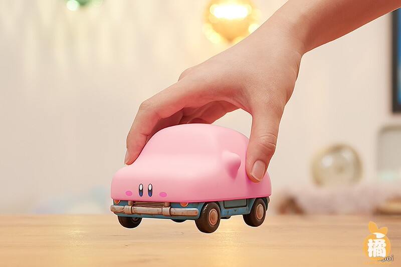 Orange Society Gsc Pup Kirby Star Kirby Car Full of Mouth Ver. Running Anime Figure in Stock