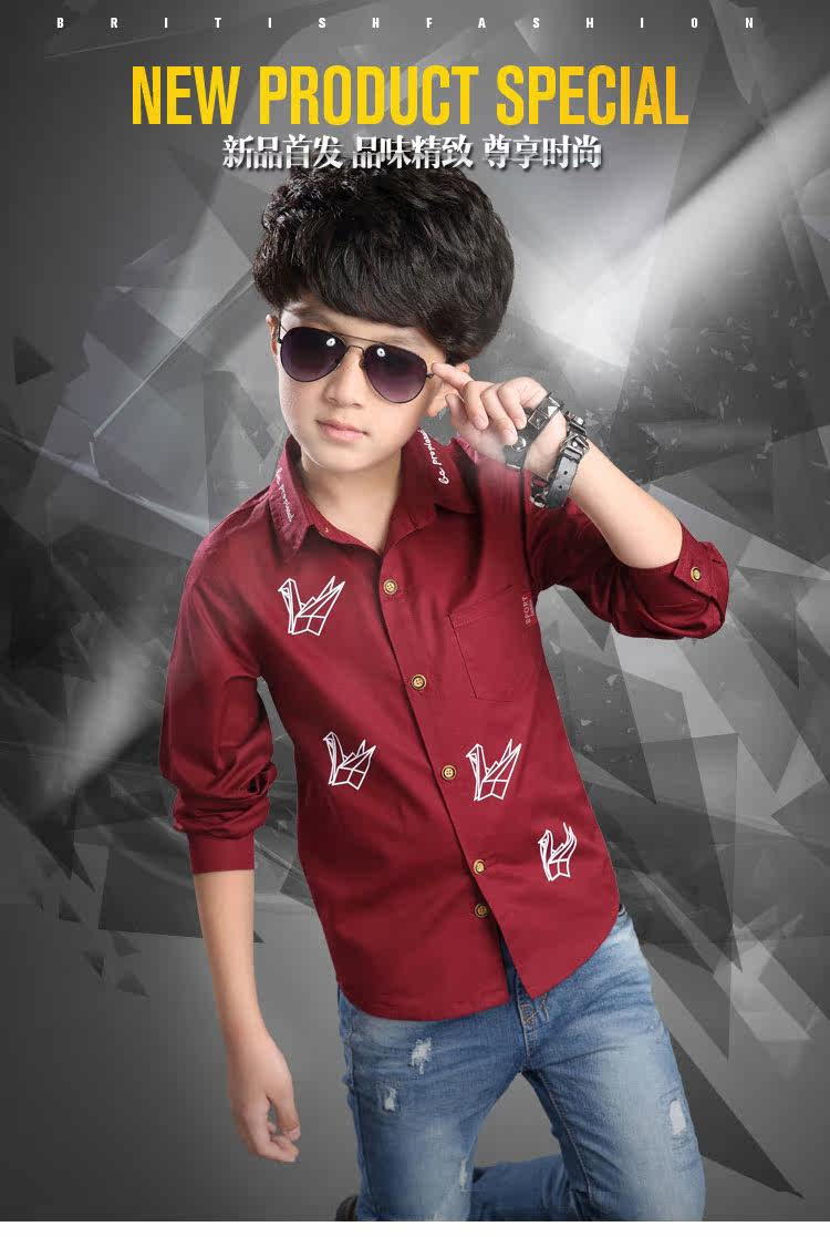 Chemise garcon à manche longue - Ref 2073276 Image 6