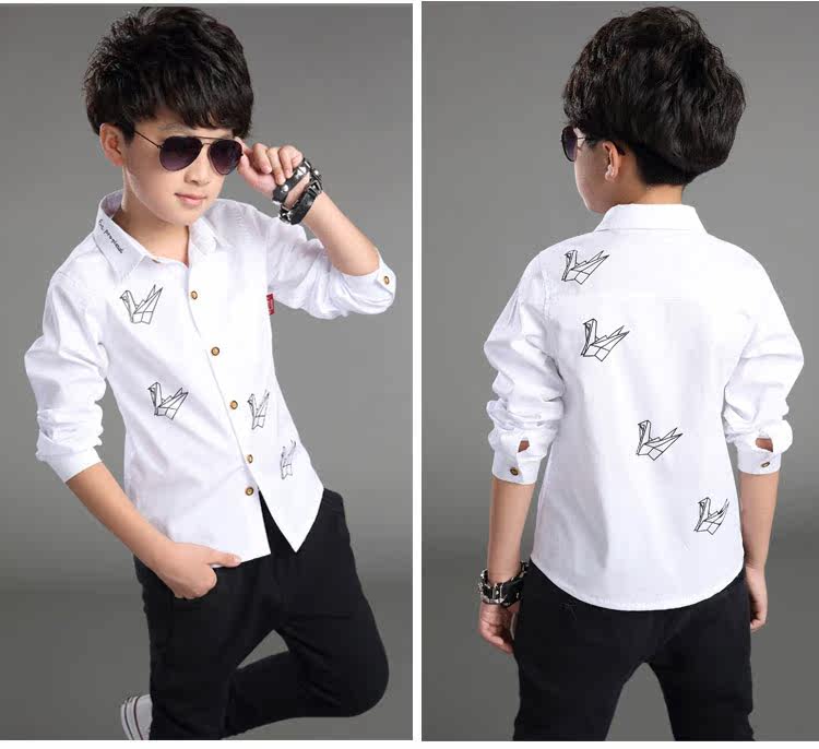 Chemise garcon à manche longue - Ref 2073276 Image 21