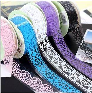 Hollowed-out Lace Tape Hand Ledger Diary handmade DIY album photoset decoration and paper adhesive paper