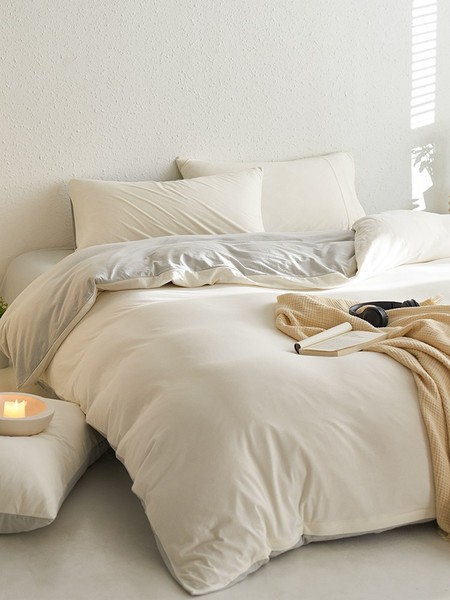 Class A Baby Grade Four-Piece Set Bare Sleeping Fitted Sheet Knitted Cotton