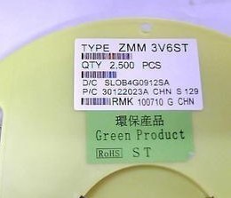 SMD 1N4729 ZMM3V6 3 6V 1206 package Zener diode