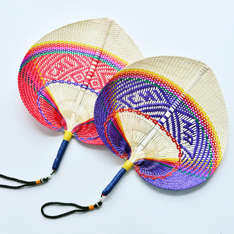 Vietnamese hand woven bamboo fan Da Pu fan Qingqi wind large hand fan Baby fan mosquito repellent classical tradition
