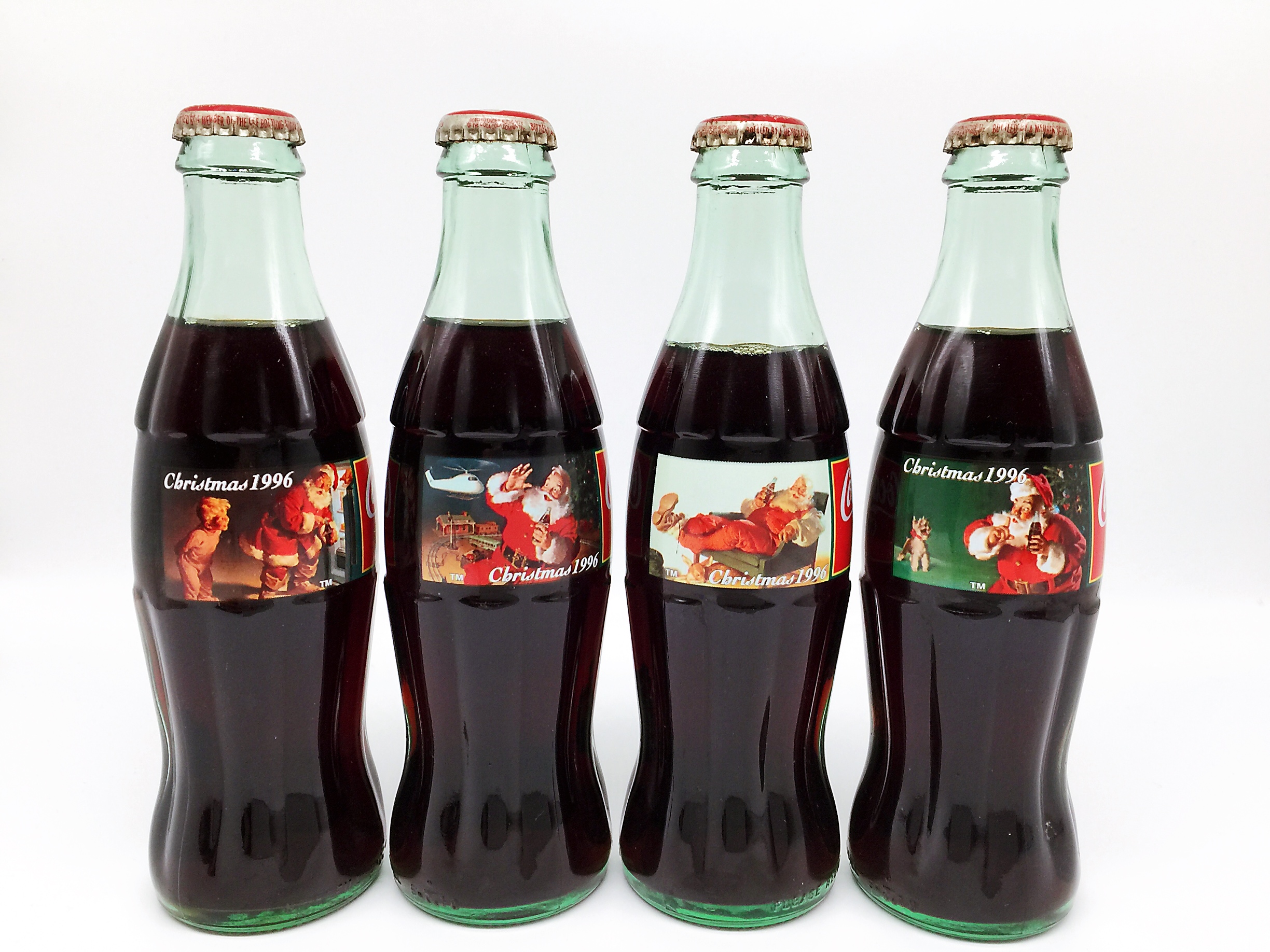 1996 US Christmas Day Commemorates the collection of glass bottles
