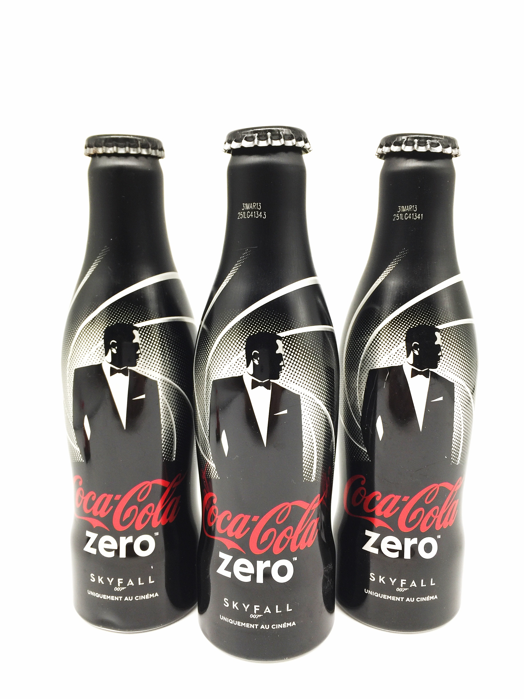 French 007 commemorative aluminum bottle collection (defective)