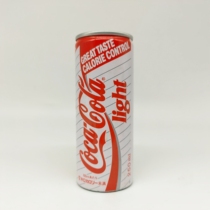 Collection of Japanese Diet Coke cans from the 90s