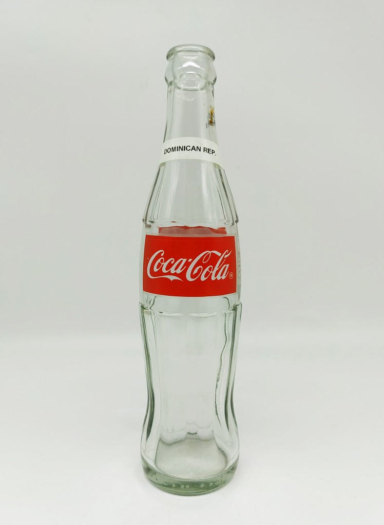 Dominican glass bottle collection