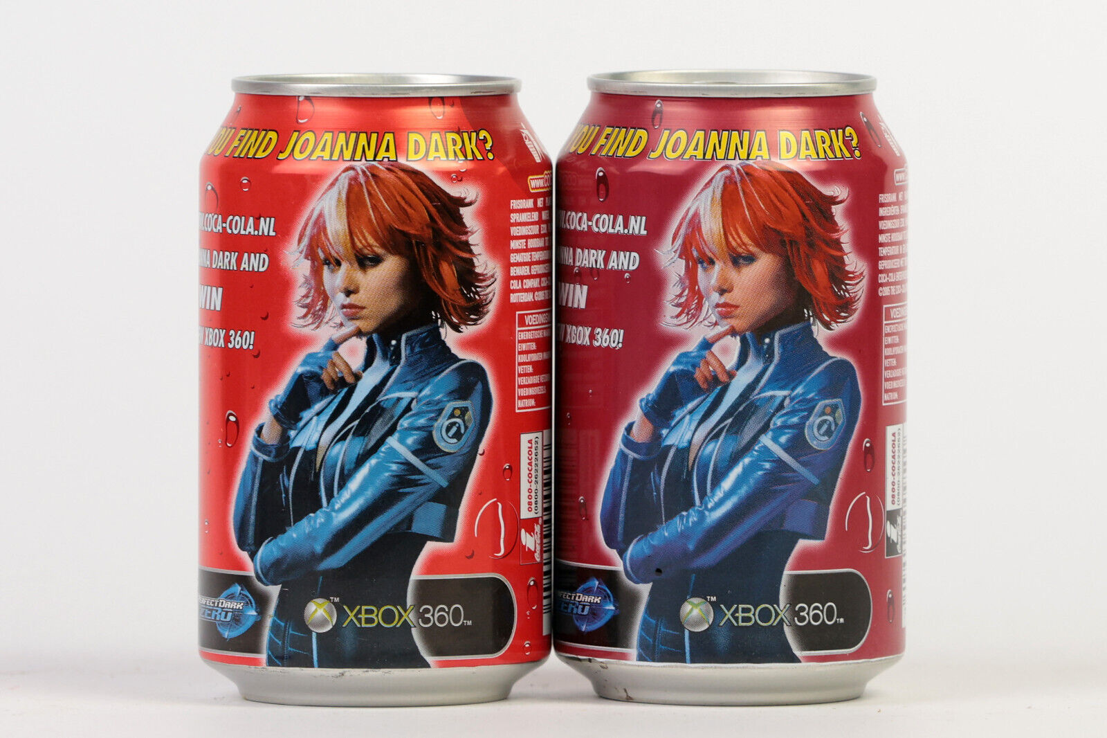 Dutch Coke Can Collection (X-Box 360 Joanna Dark)