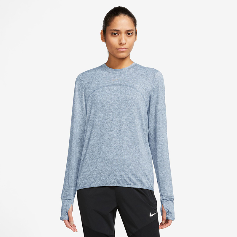Nike Dri-Fit Swift Element Uv Women's Crew Neck Running Top Outdoor Sportswear