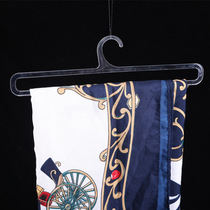 Scarf circle plastic tie rack storage adhesive hook towel rack scarf scarf shop display rack packaging adhesive hook