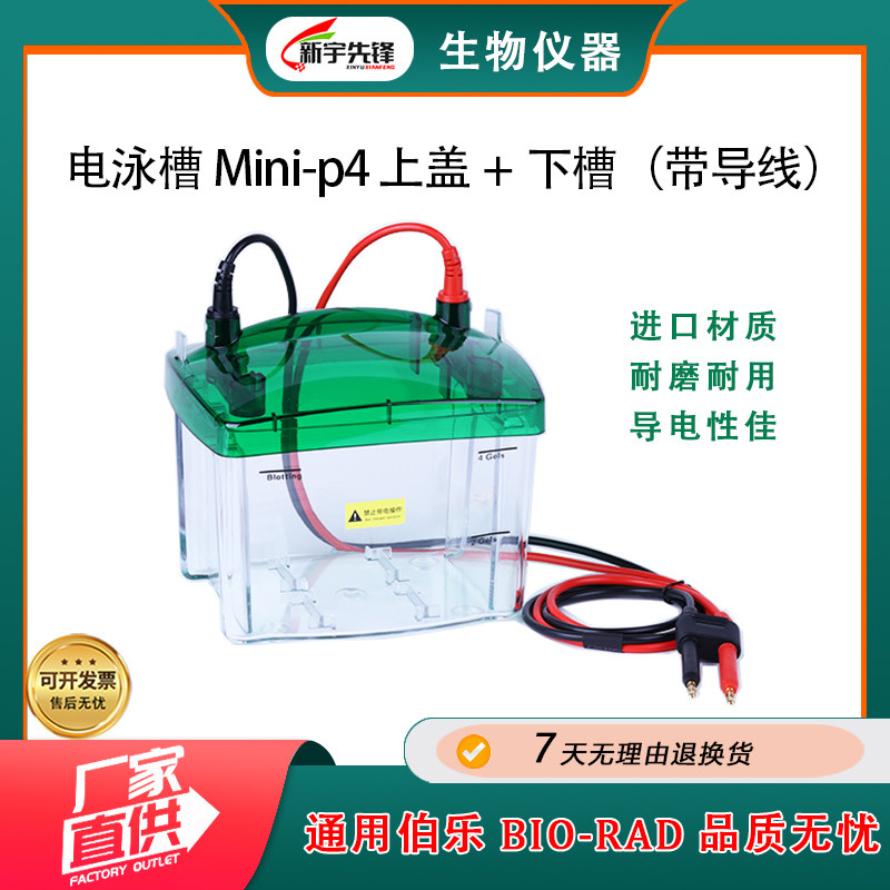 通用伯乐Bio-Rad小型垂直电泳槽/转印槽上盖子下槽实验器材可开票