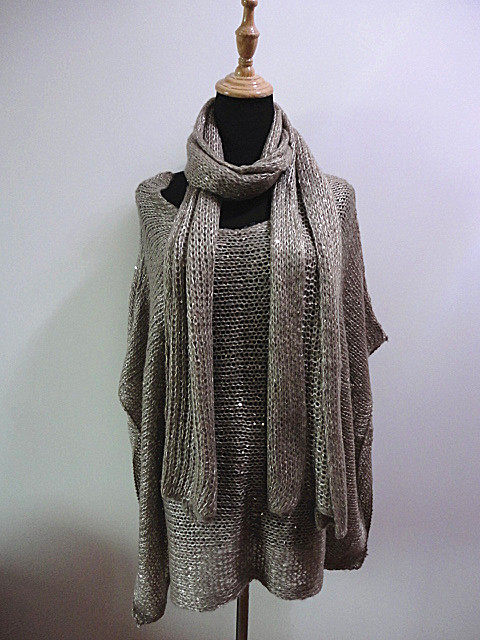 Light coffee grey small bright sheet round collar sleeveless loose hollowed-out women's bikini hooded scarlet suit