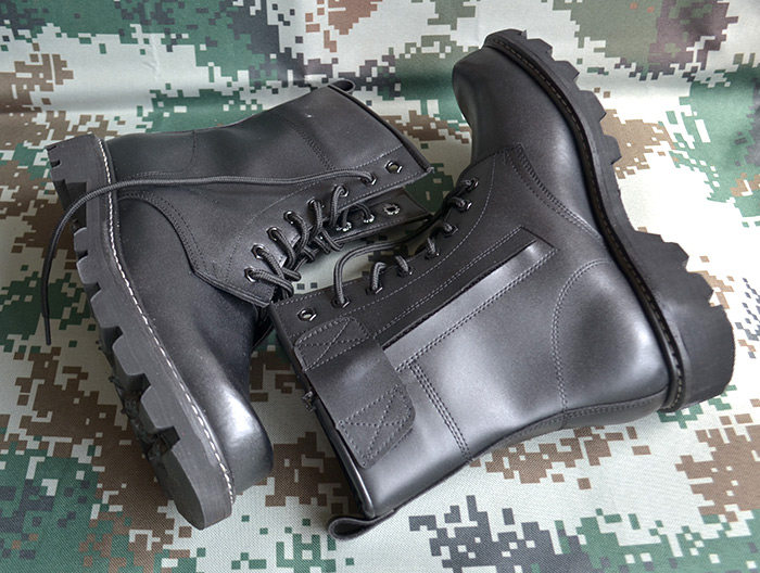 Bottes militaires en cuir - porter - Ref 1402020 Image 6