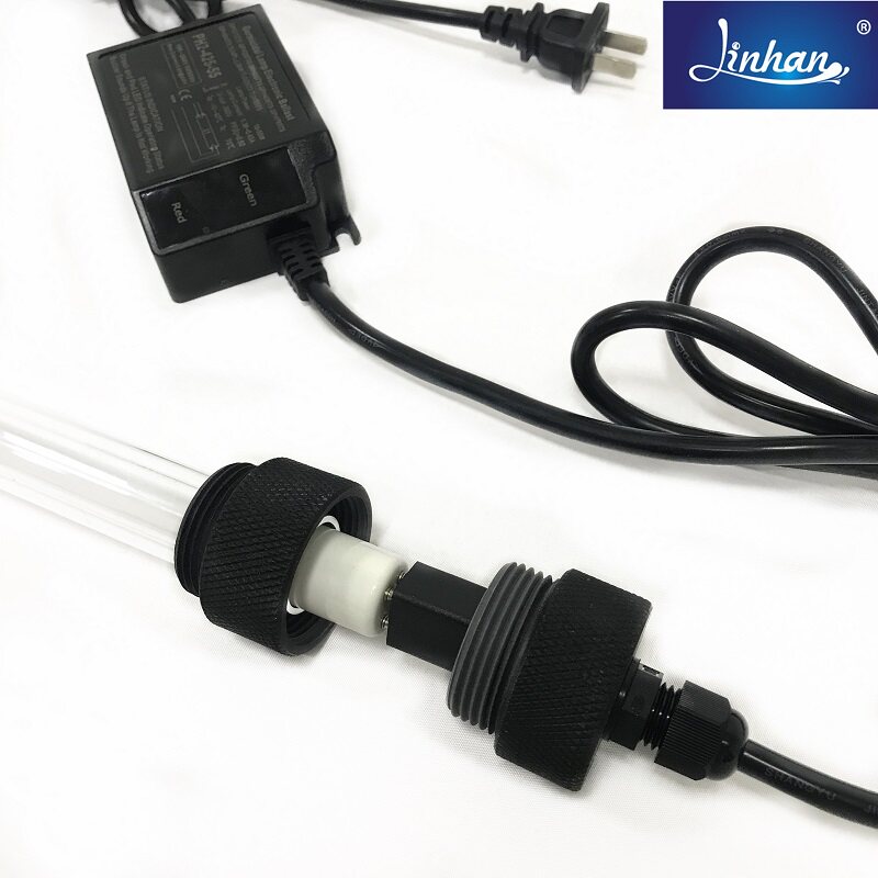 Two-piece immersion 10-320w UV sterilizer ) high lifespan) water tank disinfection UV lamp white head