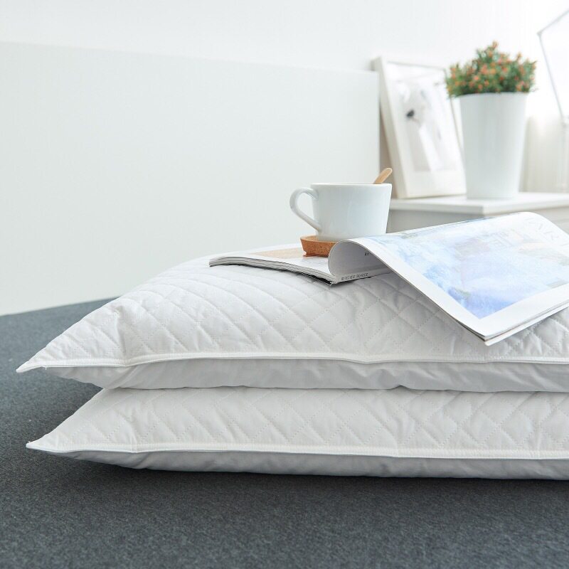 Perfuncched green bean shell pillow pillow core flower and grass Chinese medicine pillow gallbladder single child elderly adult student health care medicine pillow