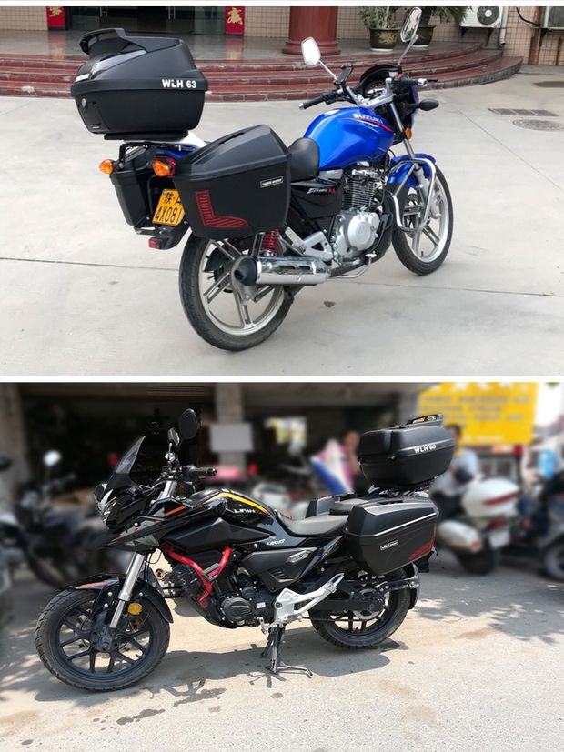 Wuyang Honda CB190R bão mắt xe máy bên hộp CBR190F bên hộp sửa đổi treo hộp chống nước hộp trở lại - Xe gắn máy phía sau hộp thùng đựng đồ cho xe máy