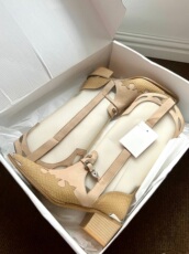 Западные Boots 韩版时尚透视尖头长筒靴2024夏季新款百搭粗跟网靴复古西部牛仔靴