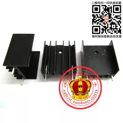 NEEDLE heat sink 23*15*25MM TRIODE semiconductor control rectifier and other special aluminum heat sink 25*23*15MM