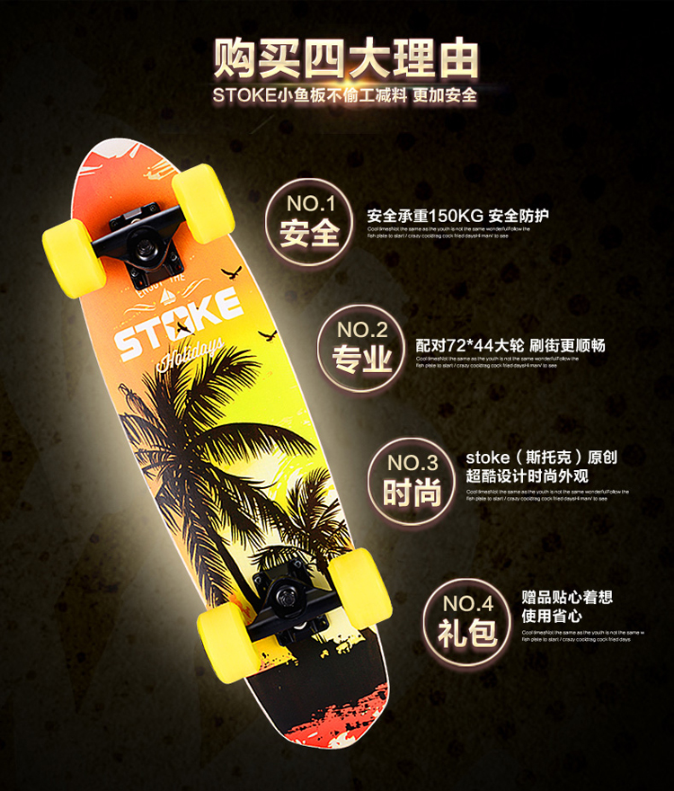 Skateboard pour homme femme STOKE - Ref 2600751 Image 14